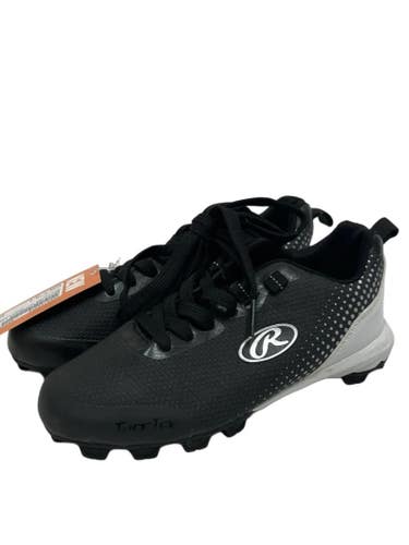 Used Rawlings DIVISION LOW BB/SB Cleats Black Youth 13.0 11692-S000158452