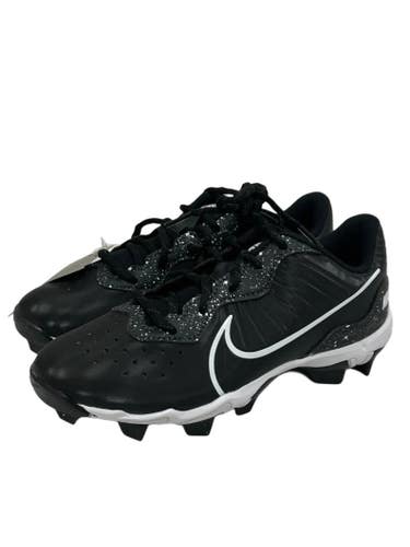 Used Nike ALPHA HUARACHE 4 KEYSTONE BB/SB Cleats Black Junior 05 11692-S000158470