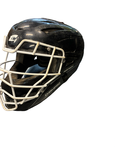 Used Champro AIRTECH Catchers Helmet w/Mask Black MD 11682-S000138051