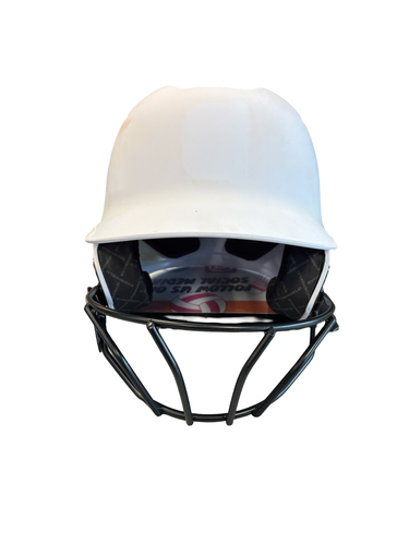 Used Evoshield W/ GUARD Batting Helmet w/Mask White S/M 11682-S000138267