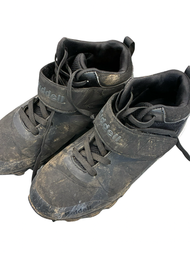 Used Riddell Jr FB Cleats Black Junior 02.5 11682-S000140263
