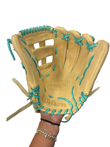 Used Wilson A100 BB/SB Glove RH Throw Tan 12" 11682-S000140281