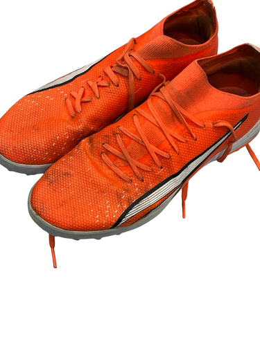 Used Puma Soccer Cleats Orange Senior 10 11682-S000140350