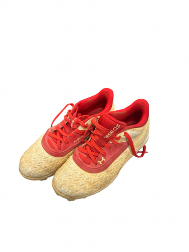 Used Under Armour CLEATS BB/SB Cleats Red Junior 03 11682-S000140414