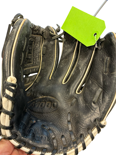 Used Wilson A1000 BB/SB Glove RH Throw Black 12" 11682-S000138680