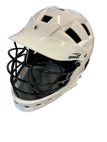Used Brine BRINE LACROSSE HELMET Lacrosse Helmet White One Size 11682-S000138705