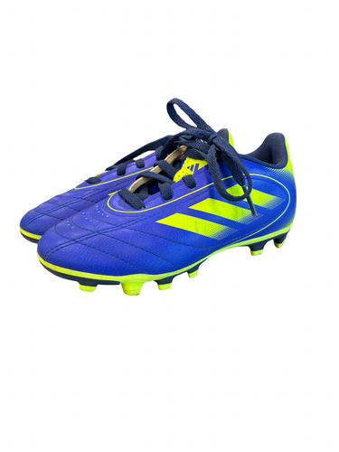 Used Adidas Soccer Cleats Royal Blue And Yellow Youth 12.0 11682-S000140564