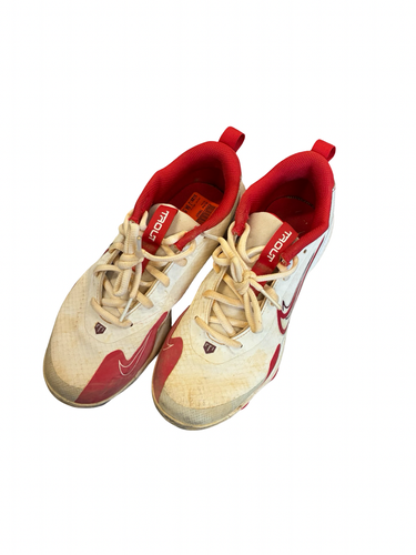 Used Nike TROUT BB/SB Cleats White Junior 04.5 11682-S000139139