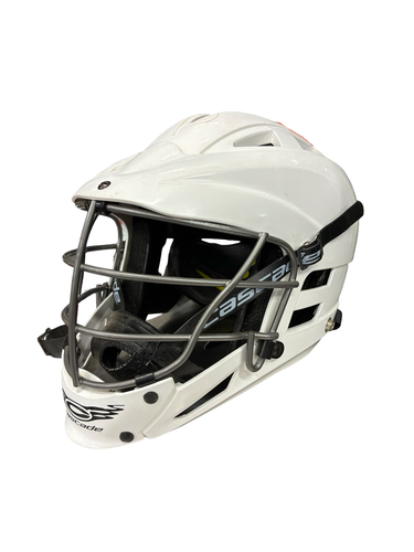 Used Cascade CSR Lacrosse Helmet White S/M 11682-S000140061