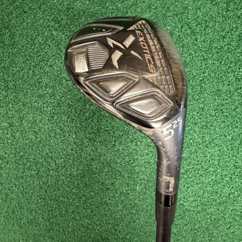 Tour Edge Exotics XCG7 25 5H Hybrid 60g Stiff Flex Graphite Shaft 39" MRH
