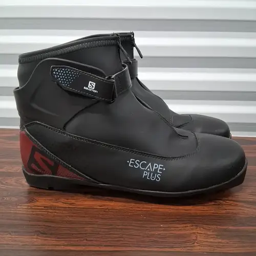 Salomon Escape Prolink Shoe Mens 11.5 Black Cross Country Ski Boots Snow Winter