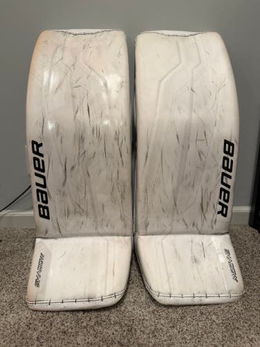 Large 2024 Bauer Supreme Shadow Goalie Leg Pads (Used)