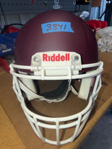 USED RIDDELL SPEED ICON ADULT HELMET - XL - FLAT MAROON