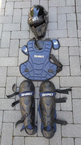 Blue Rawlings Catcher's Set (Used)