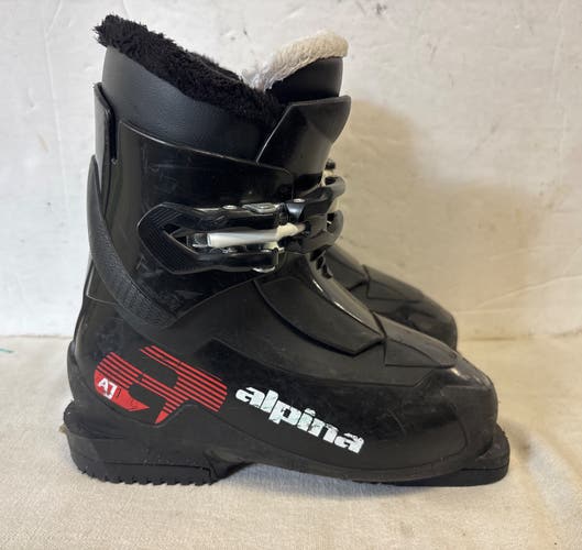 Mondo 19 & 19.5 Kid's Alpina AJ1 Ski Boots (Used)