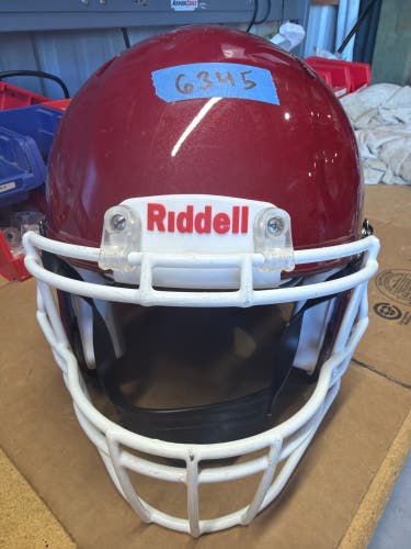 USED RIDDELL SPEED ICON ADULT HELMET - XL - PEARL CARDINAL
