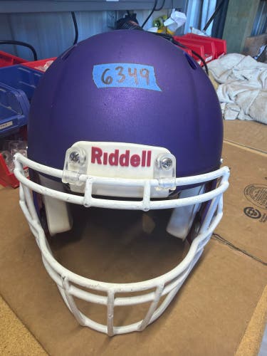 USED RIDDELL SPEED ICON ADULT HELMET - XL - FLAT METALLIC PURPLE