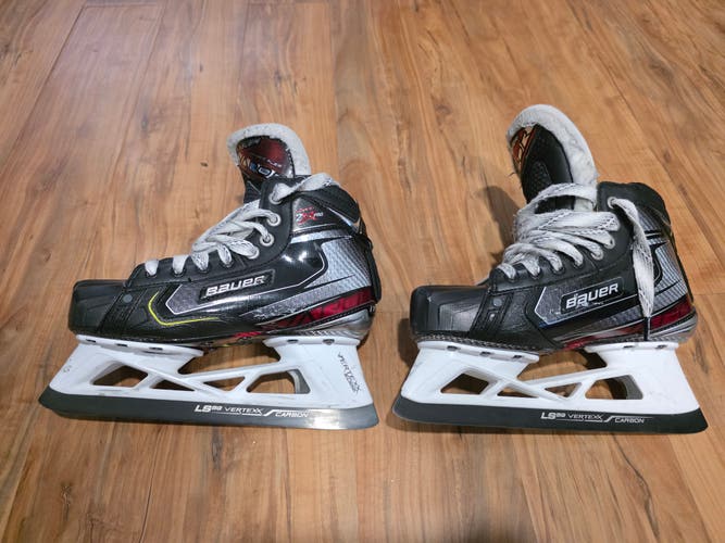 2019 Bauer Vapor 2X Pro Hockey Goalie Skates Regular Width Size 4 (Used)