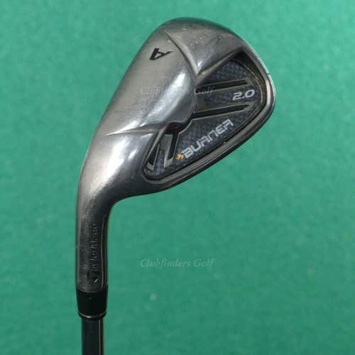 LH TaylorMade Burner 2.0 High Polish AW Approach Wedge Factory 85 Steel Regular