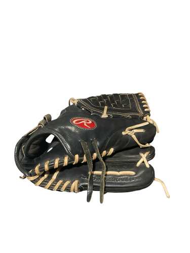Used Rawlings HEART OF THE HIDE BB/SB Glove RH Throw Black 12" 11834-S000058073