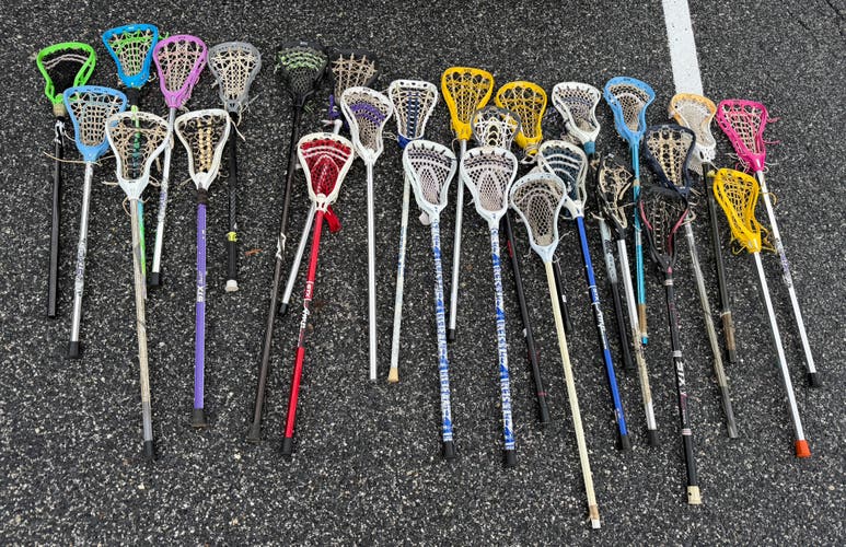 28 sticks! Lacrosse stick bundle! NOZ, Super Power, and more!