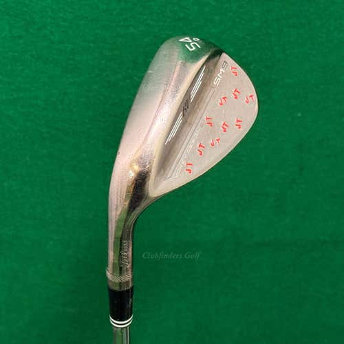 LH Titleist Vokey SM9 Brushed 54-12D 54 Sand Wedge DG Spinner TI Wedge Flex