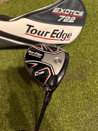 Tour Edge Exotcis C722 3 15* Fairway Wood, Ventus 6R Regular Flex, RH