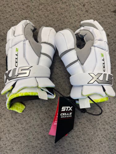 STX Cell VI Goalie Gloves (New) Small