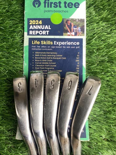 Cleveland 588-CB Forged Iron Set 3-4-5-6-7 With Stiff Steel Shafts