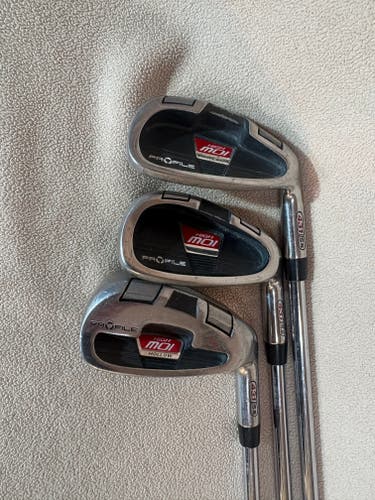 Men's Wilson Profile High Moi Right Handed Iron Set Regular Flex (Used)