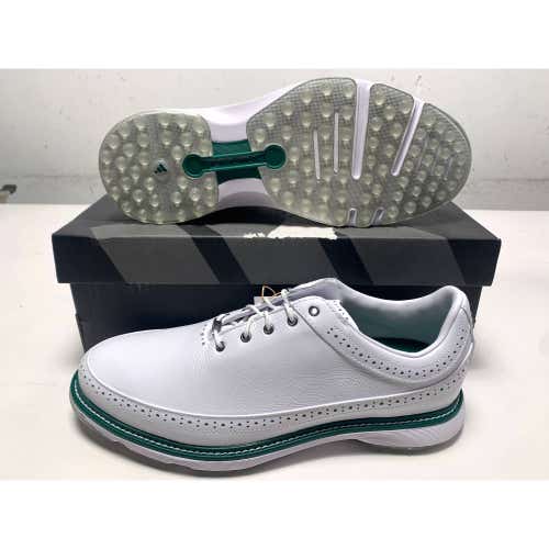 Adidas MC80 Spikeless Golf Shoes White Green Men's SZ 11 ( IE3526 ) NIB