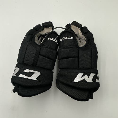Used Black Charlotte Checkers CCM 14" Pro Stock HGTKPP Gloves