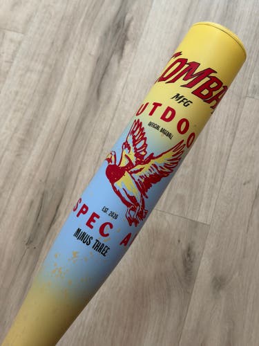 2026 Combat MFG Spec A1 Big Barrels Alloy BBCOR Certified Bat (-3) 28 oz 31" (Used)