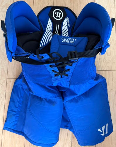 Warrior Covert QRE 20 Pro Senior Ice Hockey Pants | Royal Blue | Size Medium (Used)