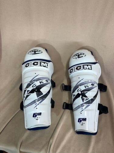 Senior CCM Tacks 662 15" Shin Pads (Used)