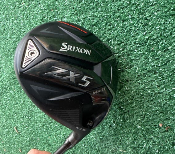 Srixon ZX5 MKII 10.5° Driver RH (Regular) Helium Black 5F3 Shaft (Used)