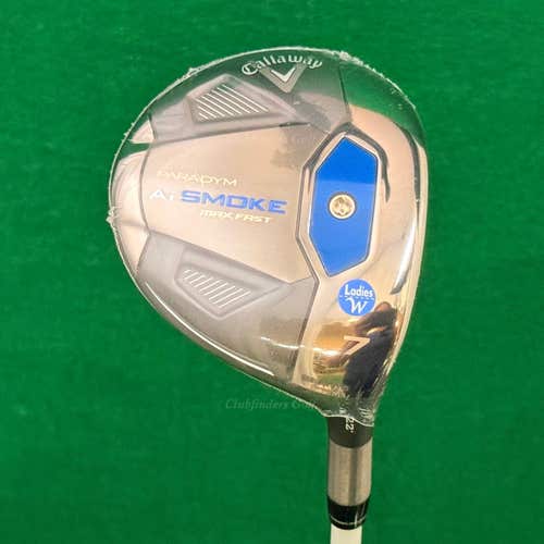 NEW Lady Callaway Paradym Ai Smoke Max Fast 22 Fairway 7 Wood ELDIO 40L w/HC