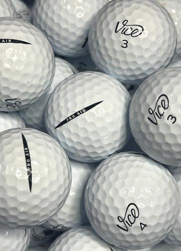 24 Premium AAA White Vice Pro Air Used Golf Balls