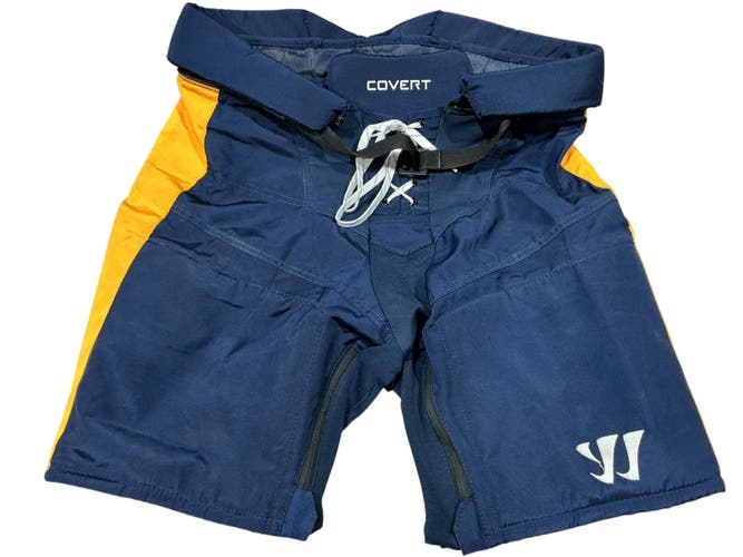 Warrior Covert Girdle Shell Navy Blue Atlanta Gladiators Pro Stock (Used) 4311