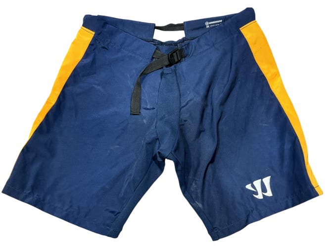 Warrior Alpha Pant Shell Navy Blue Medium Atlanta Gladiators Pro Stock (Used) 4313