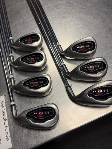 Men's Callaway Big Bertha Right Handed Iron Set Uniflex (Used)