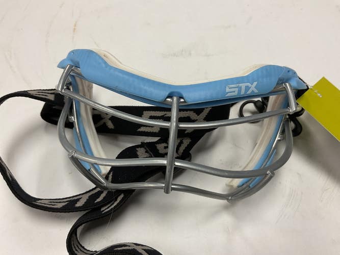 Used STX FOCUS-S Lacrosse Goggles Carolina Blue Senior 11855-S000211333