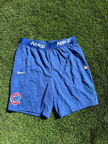 Chicago cubs Large men’s workout shorts MLB team player issued new with tags