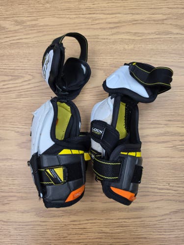Senior Small CCM Super Tacks AS1 Elbow Pads Pro Stock (Used) #B2