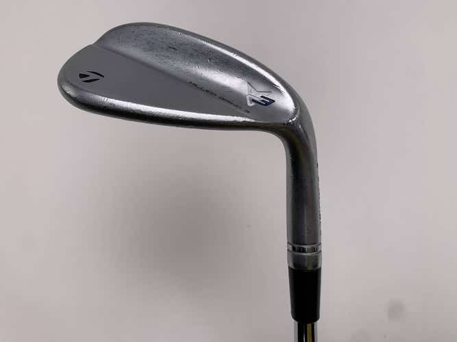 TaylorMade Milled Grind 3 Raw Chrome Wedge 56* 12 Bounce SB-Grind Steel Mens RH