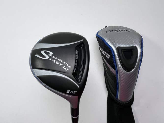 Adams Fast 12 3 Fairway Wood 15* Grafalloy ProLaunch Blue 65g Senior RH HC
