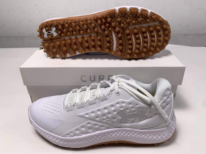 Under Armour Curry 1 Golf Golf Shoes White Men's SZ 9.5 (3027378-103)