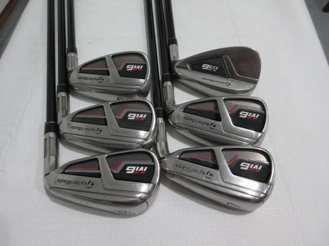 TaylorMade M6 Iron Set - 6-PW, AW - Senior Flex Graphite