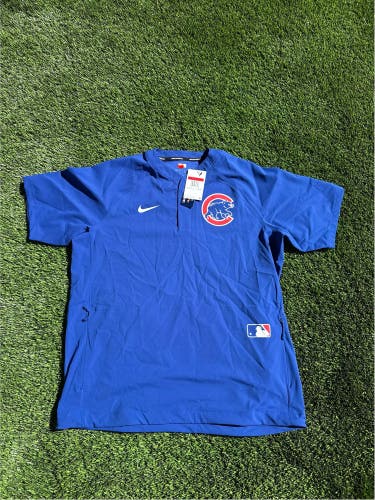 Chicago cubs large men’s BP top shirt jacket mlb team player issued new with tags