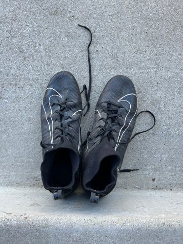 Men's Size 13.0 (W 14.0) Nike VAPOR CARBON ELITE Mid Top Molded Cleats (Used)